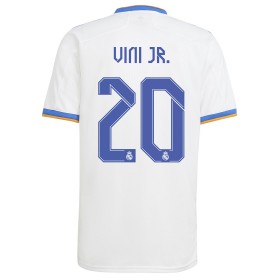 Jalkapallo Pelipaidat Real Madrid Vinicius Junior 20 Kotipaita 2021-2022 Lyhythihainen